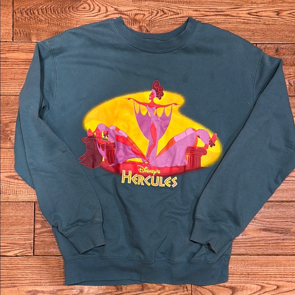 Disney Hercules Graphic womens Sweater - Green